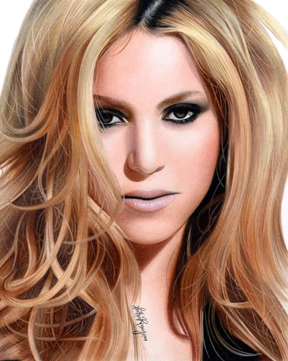 shakira-desenhada-a-mao-dabs-design