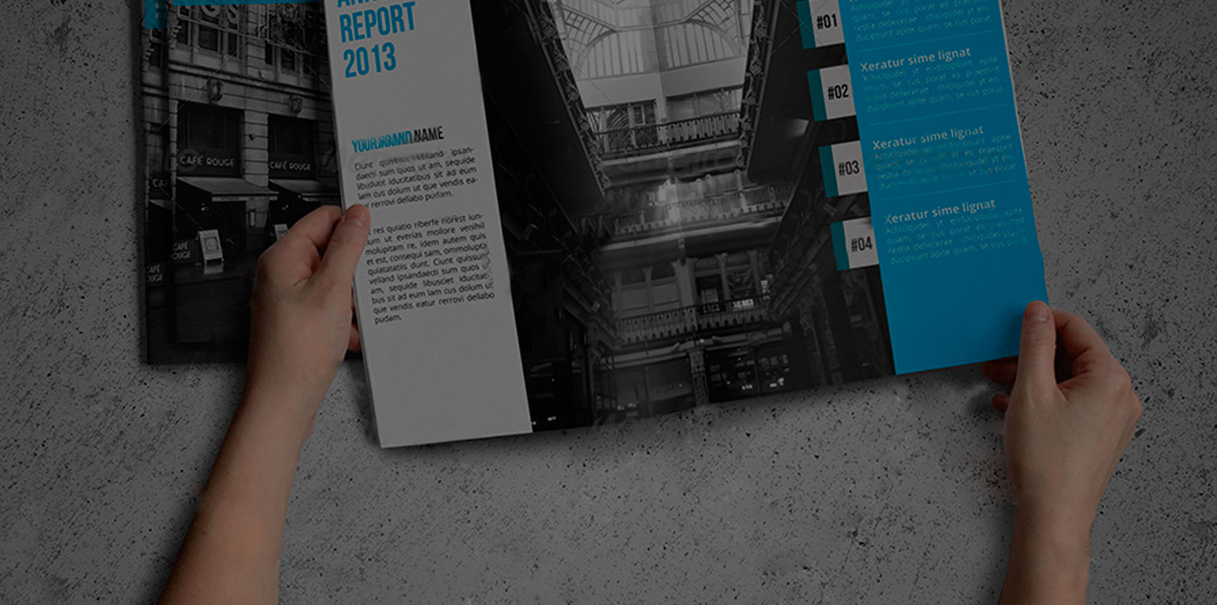 Criação de Folders, Flyer e Catálogo em Curitiba.