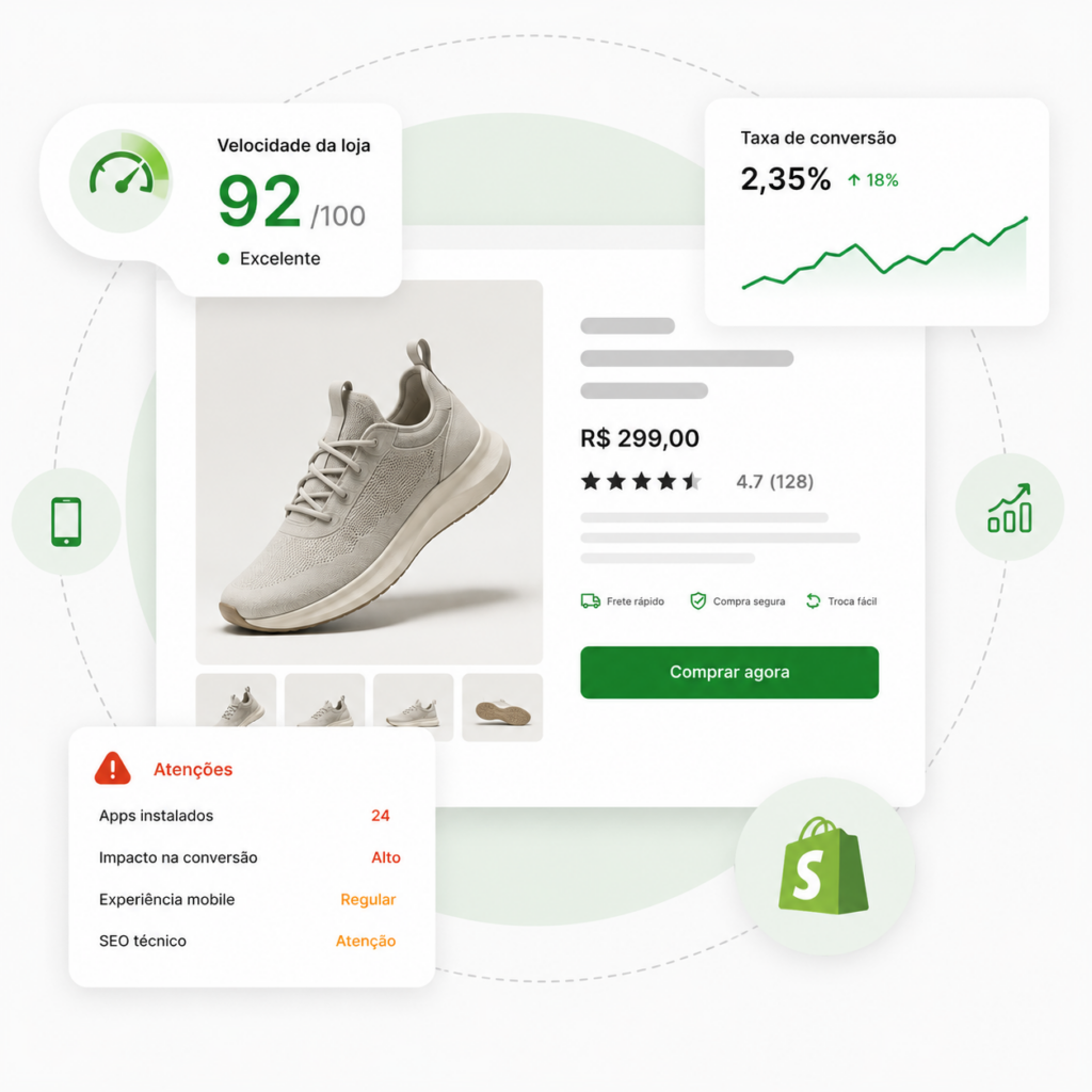 Como lojas Shopify no Brasil perdem vendas sem perceber — e o que marcas internacionais fazem diferente